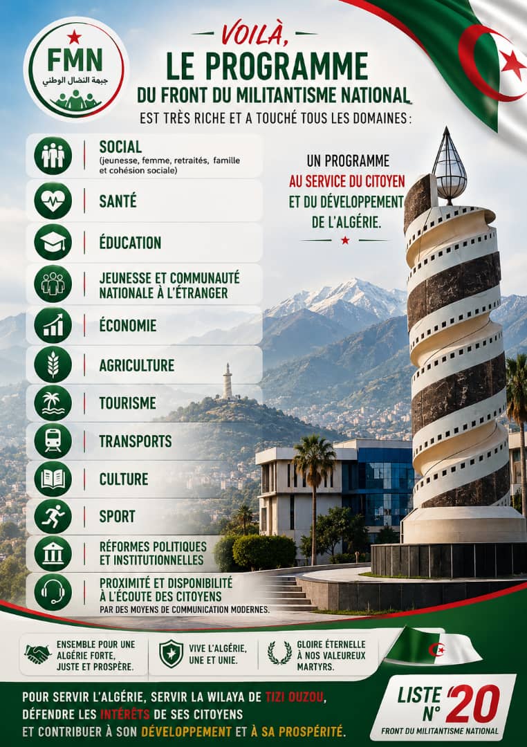 Programme du Front du Militantisme National